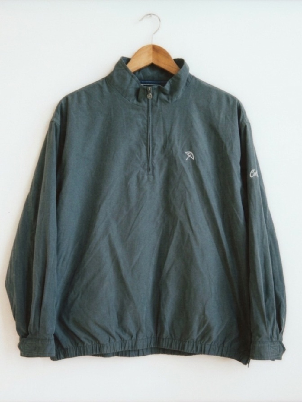 Vintage Arnold Palmer Jacket Golf Windbreaker Coat Bomber Mens XXL 1/4 Zip